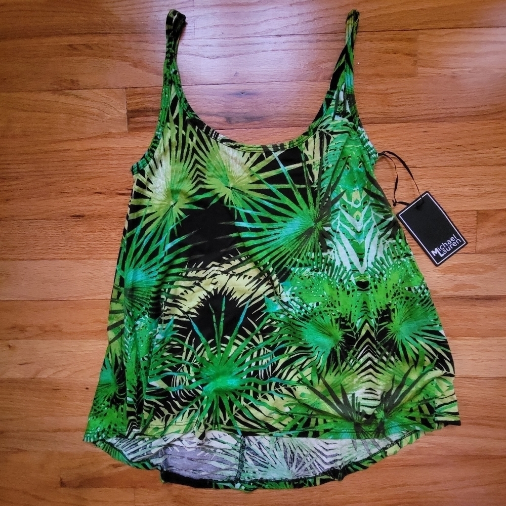 Michael Lauren Tropical Tank Women’s Resort Vacation Summer coastal